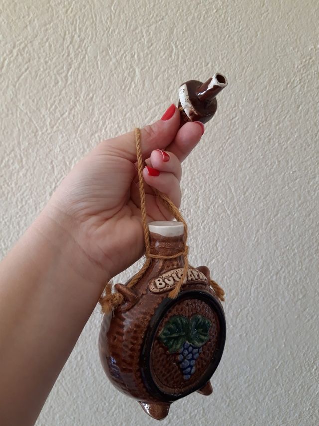 Botella decorativa cerámica Bulgaria