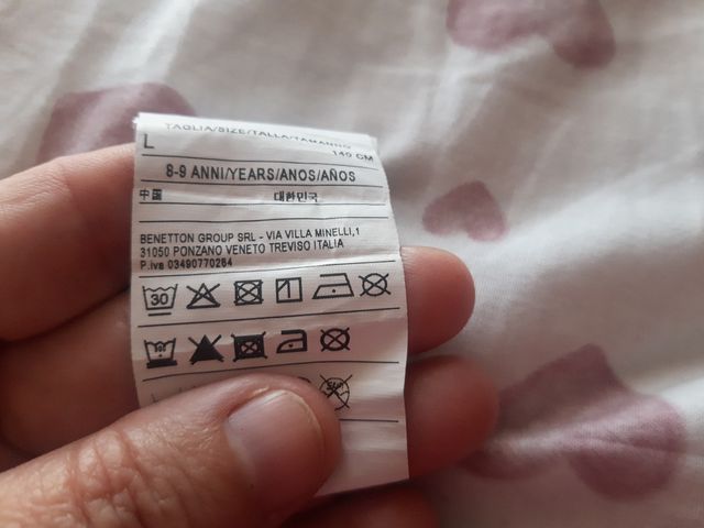 Camiseta benetton niño