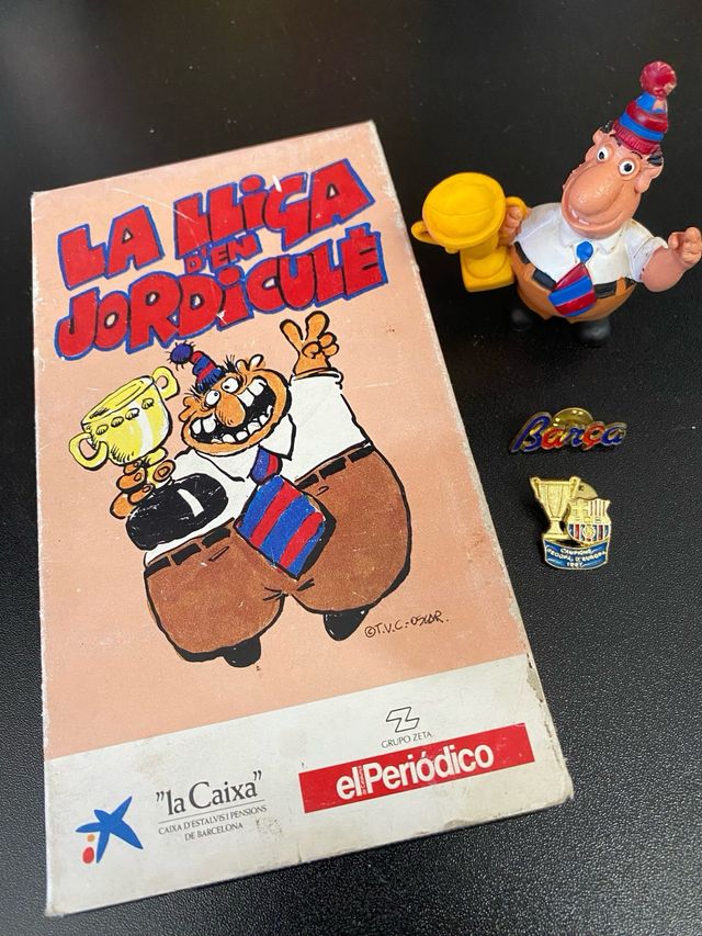 VHS La Lliga d'En Jordi Culé, figura e spille