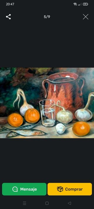 3 Cuadros Óleo, Bodegones y Flores.