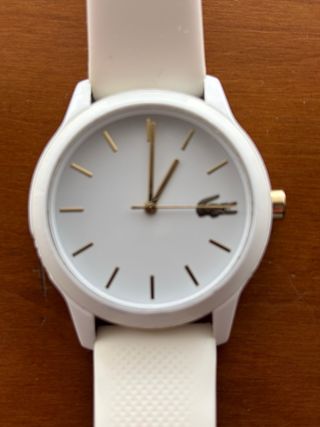 Reloj Lacoste blanco