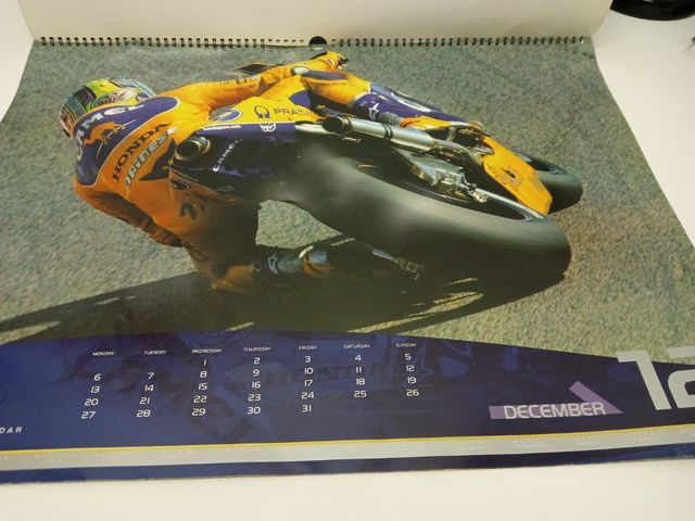Calendario Camel moto GP 2004