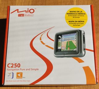 GPS Mio c250 con tarjeta memoria 