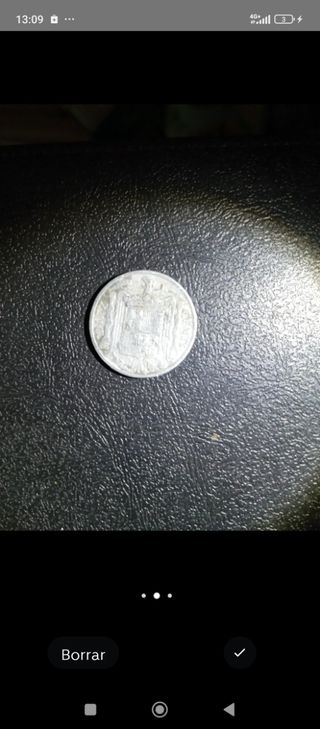 Moneda de diez de 1941 de España