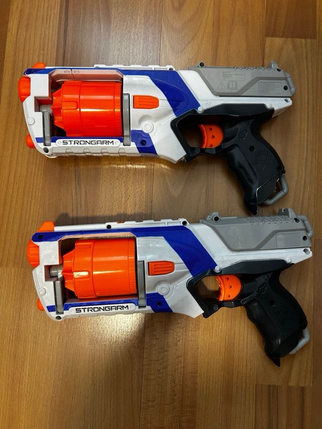 Nerf originales. 2 pistolas