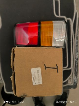 Faro trasero Opel antiguo.