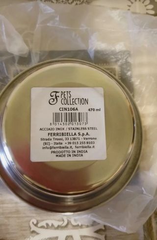 Ciotola più guinzaglio e collarino