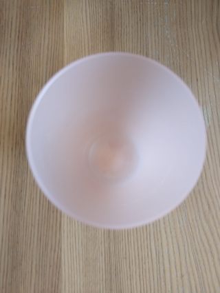 Calice Vintage vetro opalino rosa