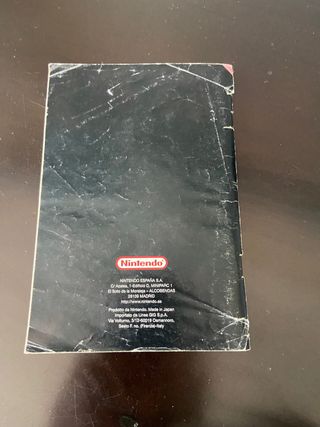 Manual del Zelda ocarina of time. N64