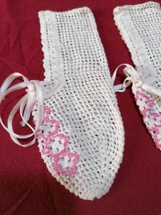 Scarpe fatte all'uncinetto 