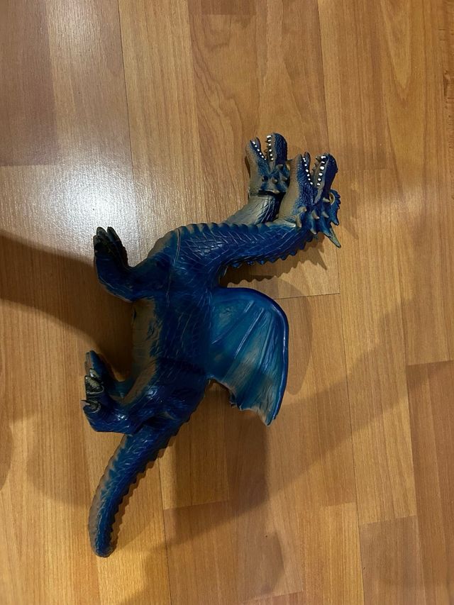 dinosaurios grandes de goma. pack de 4 