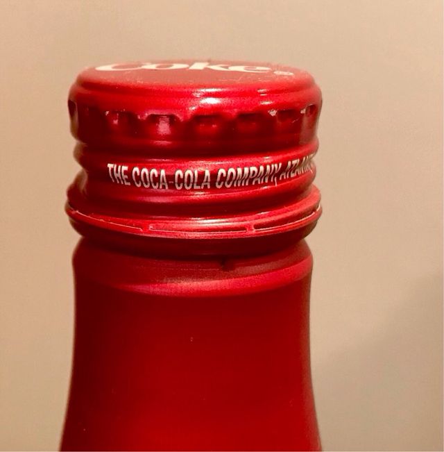 Botella Coca Cola Aluminio, Atlanta, USA