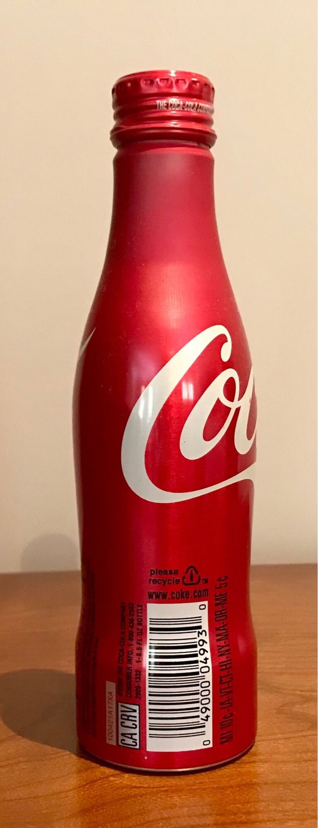 Botella Coca Cola Aluminio, Atlanta, USA