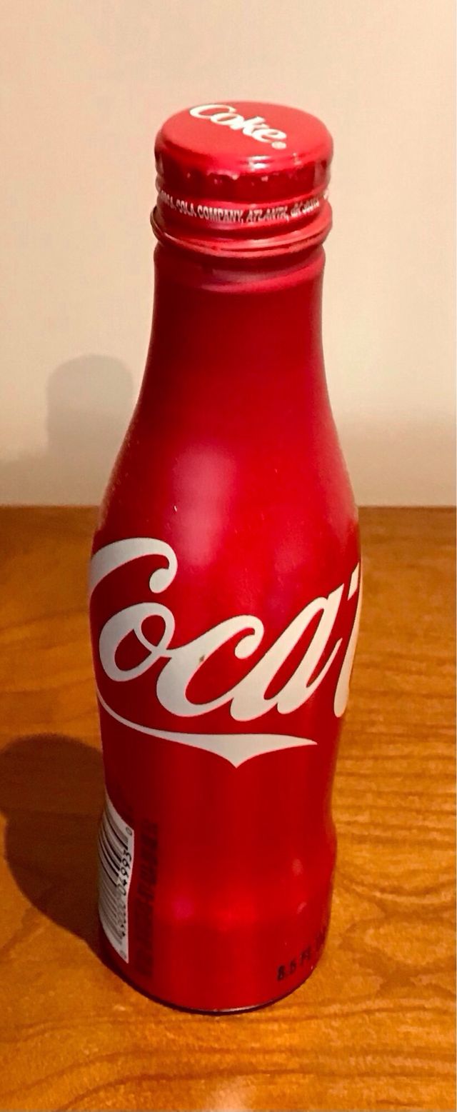 Botella Coca Cola Aluminio, Atlanta, USA