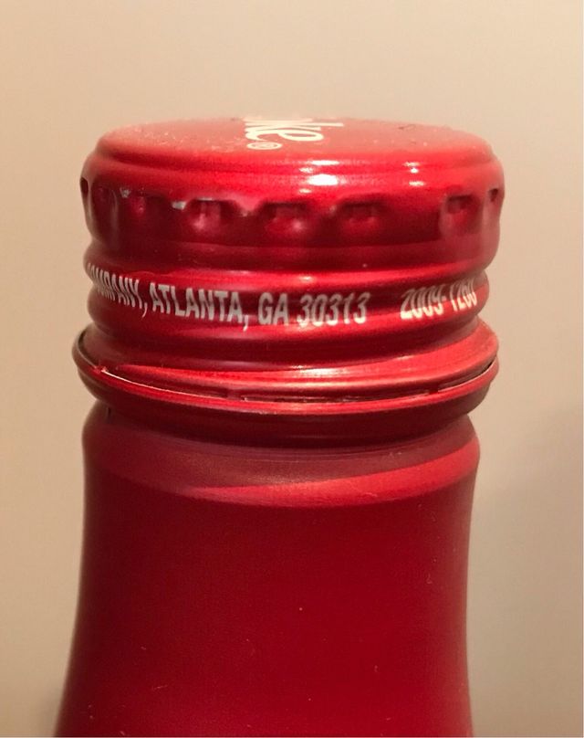 Botella Coca Cola Aluminio, Atlanta, USA