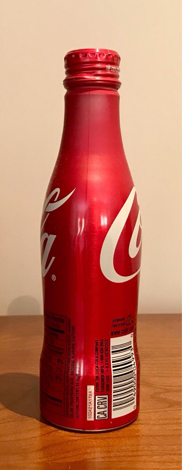 Botella Coca Cola Aluminio, Atlanta, USA