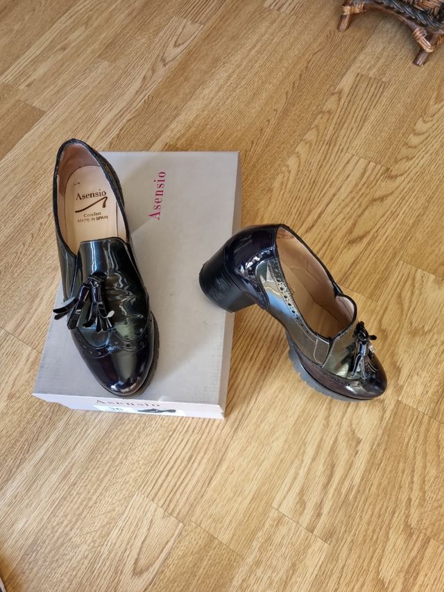 Zapato mujer piel charol