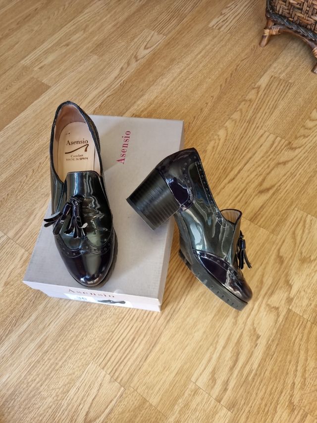 Zapato mujer piel charol