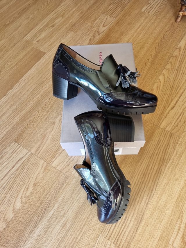 Zapato mujer piel charol