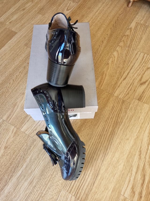 Zapato mujer piel charol