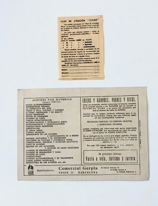 ALBUMS AVIACION AÑOS 40 EDITORIAL CISNE