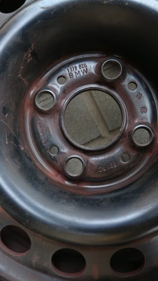 Cuatro Llantas de hierro BMW R14