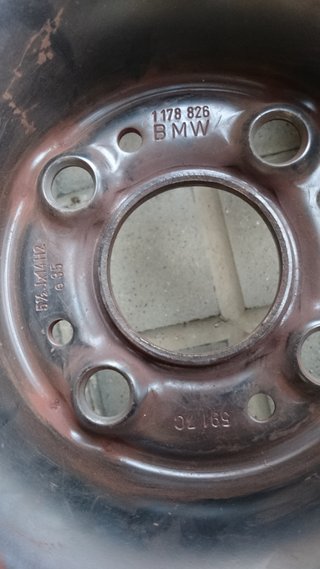 Cuatro Llantas de hierro BMW R14