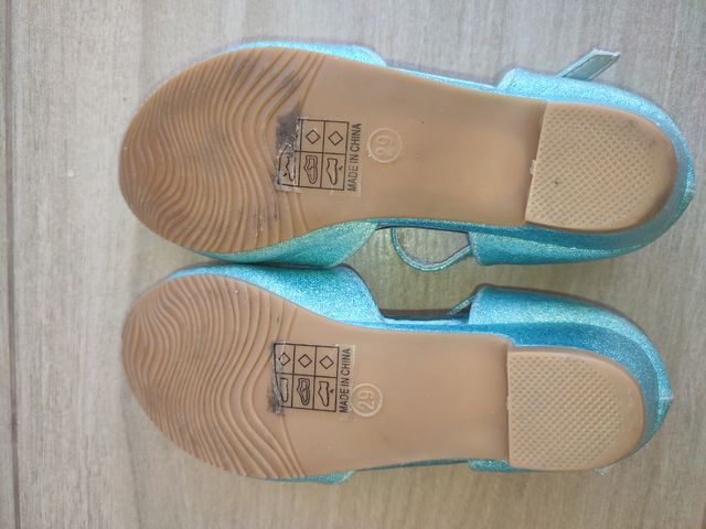 Zapatos Elsa Frozen número 29
