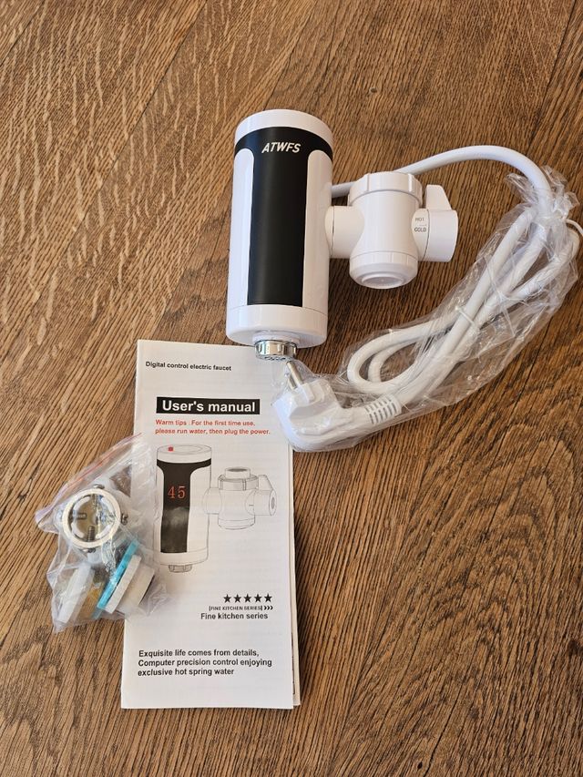 Calefactor de agua instantáneo grifos