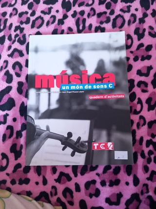 Libro Música un món de sons C quadern d'activitats