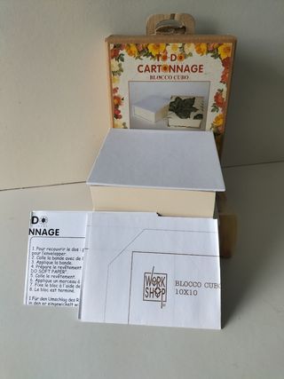 Blocco cubo di carta da Cartonnage 10x10