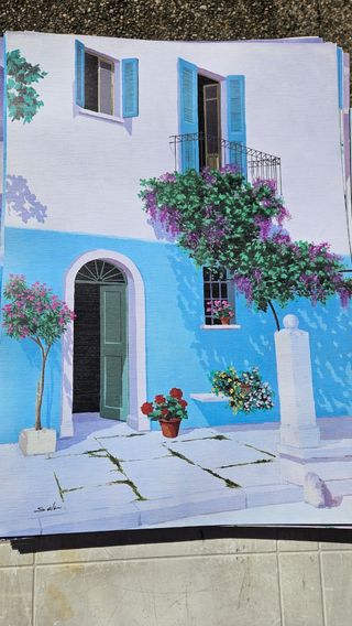 20 poster quadri mare grecia