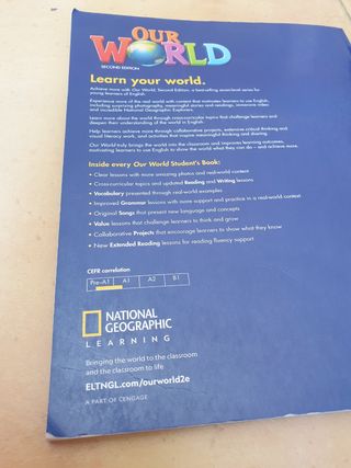 Libro cuaderno National Geographic Our World 2