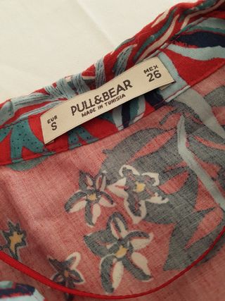 Camisa Flores Hawaiana Pull And Bear