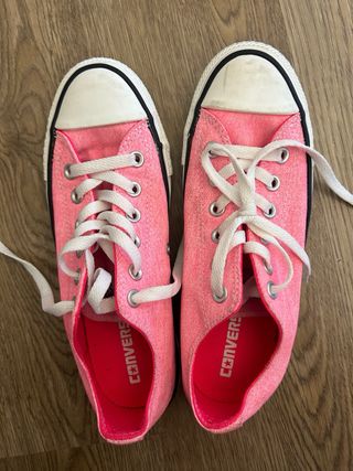 Converse rosas talla 38