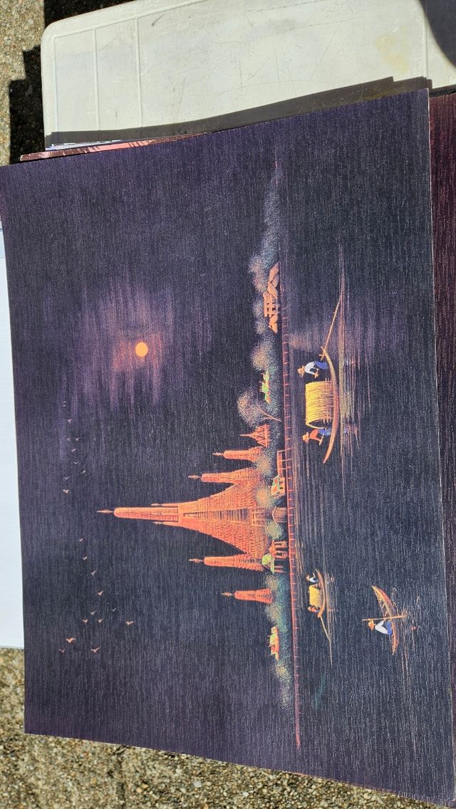 7 poster quadri soggetto thailandia