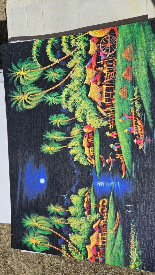 7 poster quadri soggetto thailandia