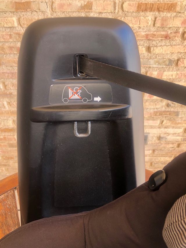 Silla Axissfix bebeconfort grafite giratoria