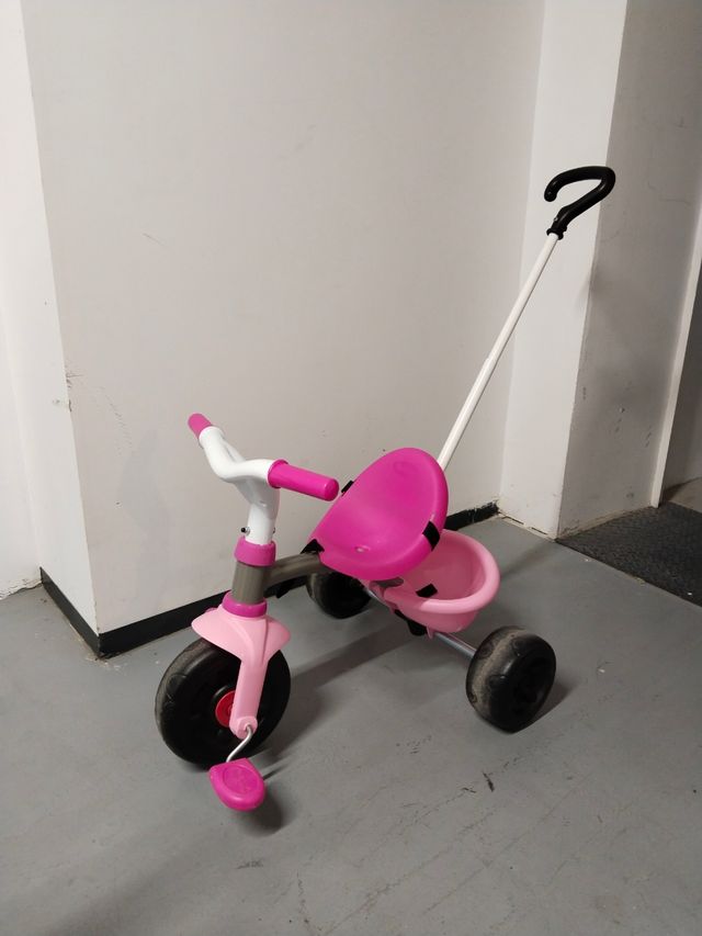 Triciclo tonos rosas