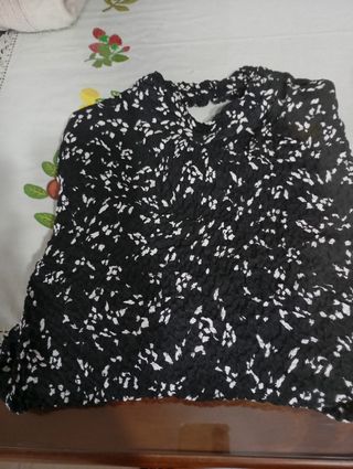 Camisa de vestir mujer con bullones 