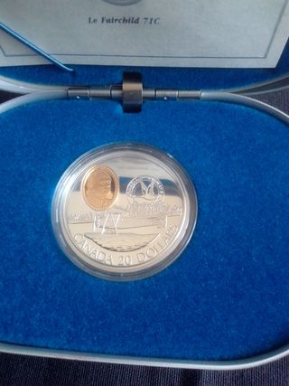 COLECCION DE 10 MONEDAS DE CANADA DE PLATA Y ORO.