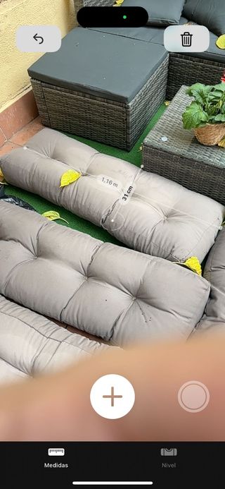 Lote cojín exterior palet