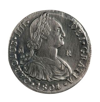 Moneda 8 reales - Carlos IIII - Ntra. Sra. De la M