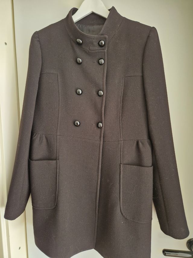 Cappotto mezza stagione nero TG 46