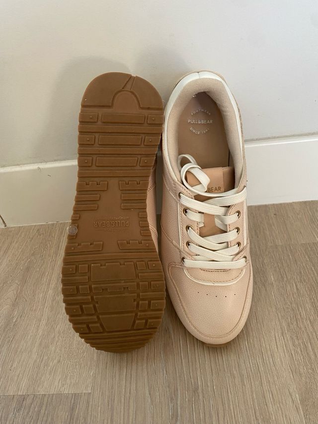 Zapatillas deportillas mujer rosas Talla 38