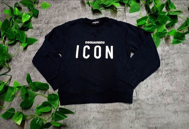 Felpa garzata dsquared2 bambino