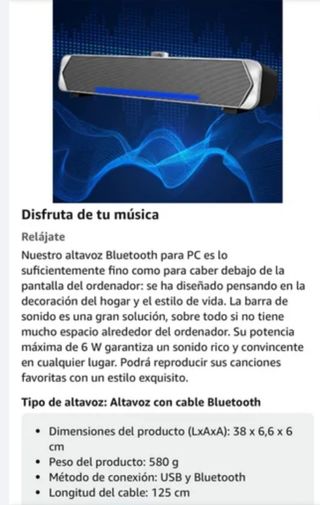 Barra de sonido 