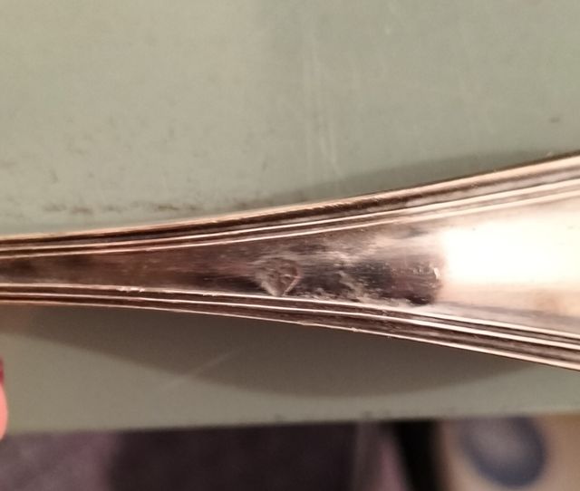 Cubertería antigua año 1922 alpaca completa