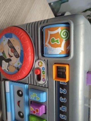 Radiocasete de juguete con sonidos