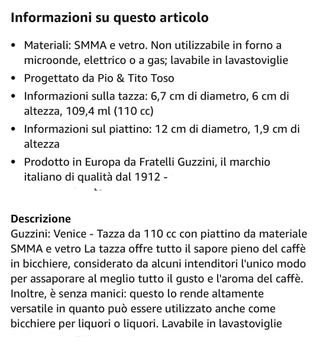 Tazzine Guzzini 
